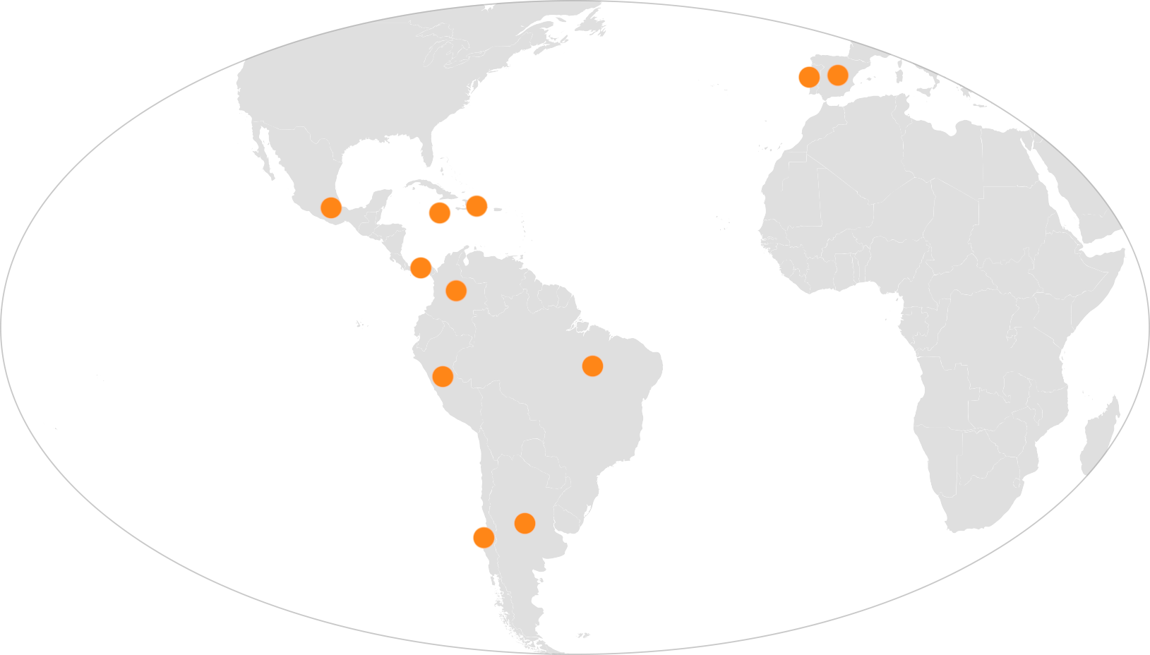 Países europeos donde trabajamos FBA Consulting